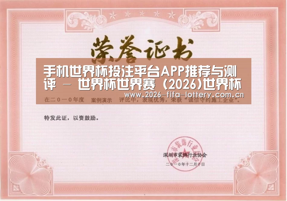 投注app荣誉证书一(图1)